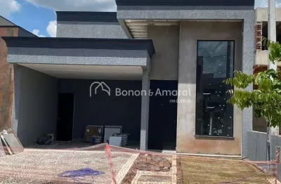 Casa térrea nova à venda no condomínio terras da estância, vila monte alegre, paulínia.