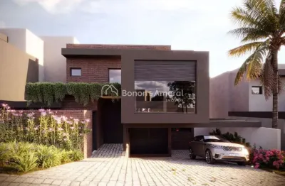 Casa em condomínio com 3 suítes, sala dois ambientes, 5 banheiros e 2 vagas na garagem - unidade 2