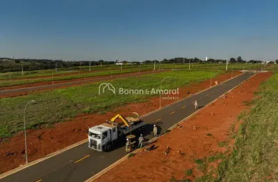 Terreno à venda em condomínio fechado urbe 365 - paulínia, sp: segurança e conforto