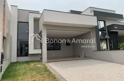 Casa nova térrea com 3 suítes a venda no condomínio terras da estancia em paulínia