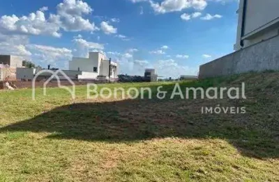 Terreno à venda com 420 m² no condomínio reserva do itamaracá - valinhos/sp