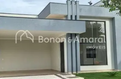 Moderna casa térrea com 3 suites em condominio clube com lazer completo em paulínia