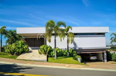 Casa térrea com 4 suítes no mont blanc residence - campinas/sp