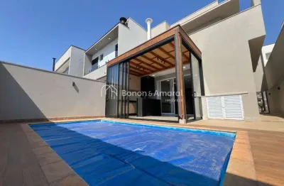 Sobrado para locação no condomínio terras da estância, vila monte alegre, paulínia.