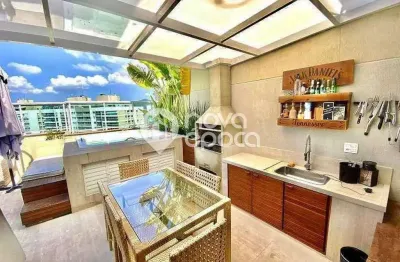 Recreio dos bandeirantes | cobertura 3 quartos, sendo 1 suite