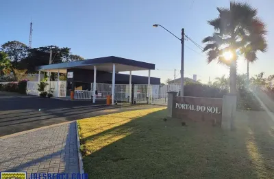 Terreno em condomínio no residencial portal do sol em holambra