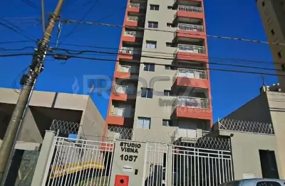 Apartamento à venda no centro de são carlos: 1 dormitório, 1 banheiro, cozinha e sala!