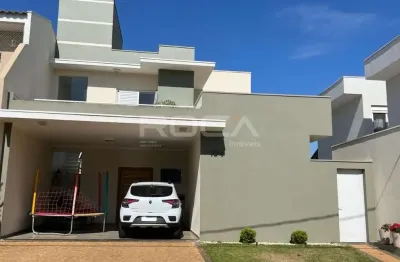 Casa de luxo com 3 dormitórios e ampla área de lazer no condomínio village damha em são carlos
