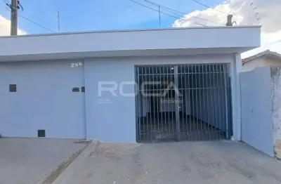 Casa padrão em são carlos - jardim paulista: 2 dormitórios, 2 banheiros, 2 garagens