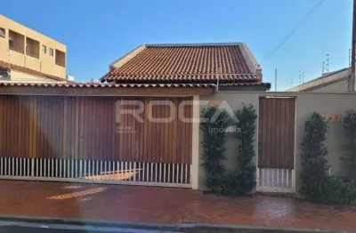 Casa padrão à venda no jardim lutfalla, são carlos: 3 dormitórios, suíte, 2 garagens cobertas.