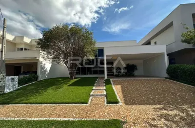 Casa de alto padrão com piscina e espaço gourmet no condomínio parque residencial damha iii