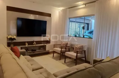 Casa de 4 dormitórios, sendo 1 suíte com área de lazer e churrasqueira à venda na vila nossa senhora de fátima, são carlos