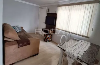 Apartamento de 2 dormitórios com armários na vila irene, são carlos