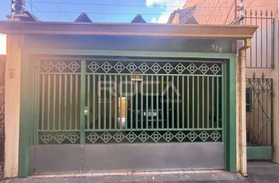 Casa padrão à venda na vila boa vista 1, são carlos - 3 dormitórios, 1 suíte e garagem coberta .salão comercia, kit net