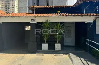 Casa comercial à venda no centro de são carlos | 5 dormitórios e 3 garagens