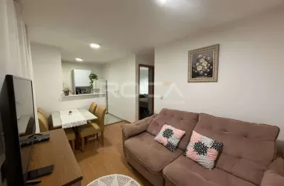 Apartamento à venda no jardim hikare, são carlos: 2 dormitórios, garagem e sala