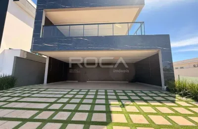 Casa de luxo com 4 suítes e área de lazer completa no parque faber castell em são carlos