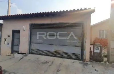 Casa à venda no jardim araucária em são carlos - 2 suítes e churrasqueira