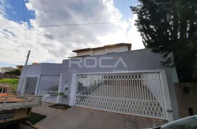 Casa de luxo com 5 dormitórios e 3 suítes no parque santa mônica em são carlos