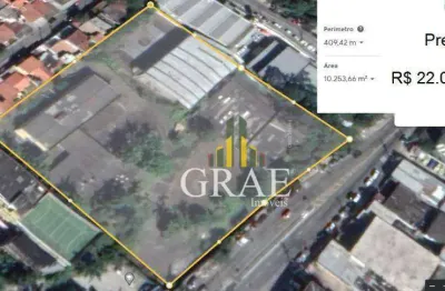Área à venda, 10260 m² por R$ 24.000.000,01 - Assunção - São Bernardo do Campo/SP
