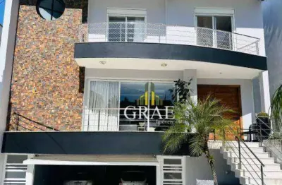 Sobrado Alto Padrão 636m², com 4 suítes (Hidro), piscina, 8 vagas, á venda em Condomínio Fechado no Central Park - São Bernardo do Campo/SP.