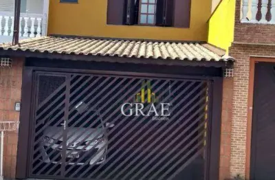 Sobrado com 3 dormitórios à venda, 204 m² por R$ 750.000,00 - Vila Assunção - Santo André/SP