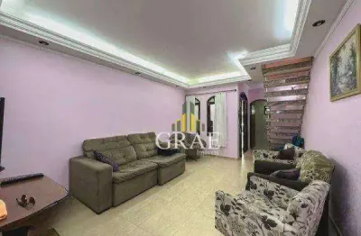 Casa com 4 dormitórios à venda, 338 m² por R$ 1.400.000,00 - Campestre - Santo André/SP