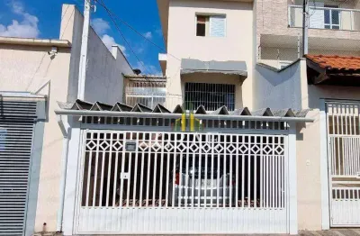 Sobrado com 3 dormitórios, edícula à venda, 194 m² por R$ 550.000 - Jardim Brasília - São Bernardo do Campo/SP