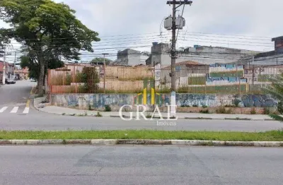 Terreno à venda, 1234 m² por R$ 2.500.000,00 - Casa Grande - Diadema/SP