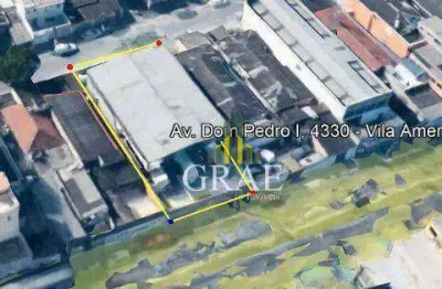 Barracão para alugar, 345 m² por R$ 10.780,00/mês - Vila América - Santo André/SP