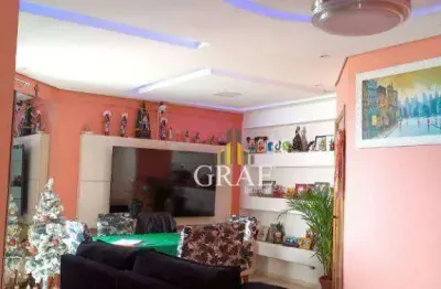 Apartamento de 149m²,  venda/locação , 5 dormitórios, 3 suítes, sendo a master com hiromassagem,  2 vagas fixas - Baeta Neves - São Bernardo do Campo