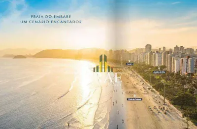 Apartamento com 3 dormitórios à venda, 92 m² por R$ 2.183.000,00 - Boqueirão - Santos/SP