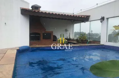 Cobertura 320m², com 4 quartos sendo 2 suites, 4 vagas de garagem, para locação na Vila Dayse - São Bernardo do Campo - SP.