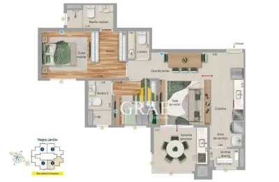 Apartamento com 2 dormitórios à venda, 72 m² por R$ 793.000,00 - Jardim - Santo André/SP