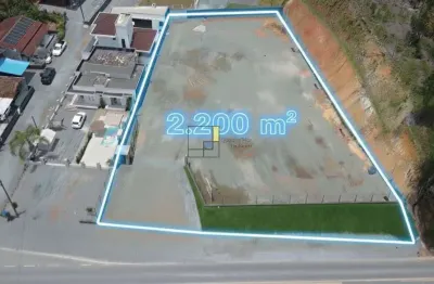 Terreno com 2000m² as margens da rodovia no bairro Escalvandia em Navegantes/SC