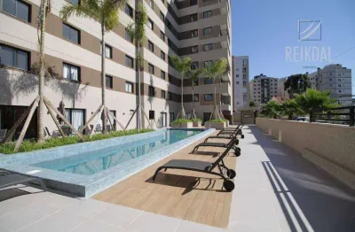 Apartamento com 1 dormitório para alugar, 17 m² por R$ 2.190,00/mês - Portão - Curitiba/PR