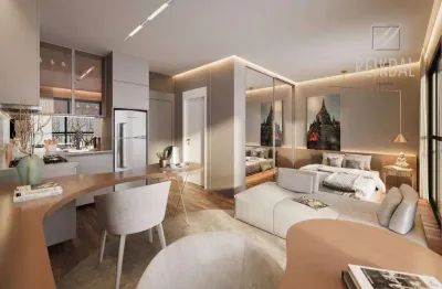 Apartamento com 1 dormitório à venda, 47 m² por r$ 859.410,00 - batel - curitiba/pr