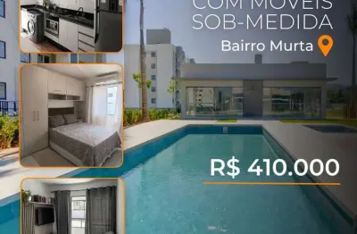 Apartamento para Venda em Itajaí, Murta, 2 dormitórios, 1 banheiro, 1 vaga