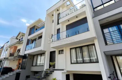 Casa em condomínio fechado com 2 quartos à venda na rua mário gomes cézar, 900, pinheirinho, curitiba, 214 m2 por r$ 1.350.000