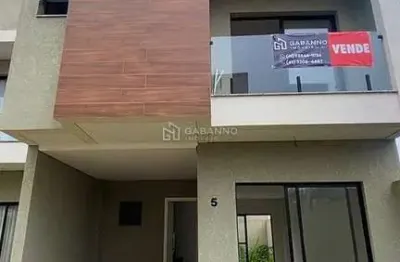 Casa em condomínio fechado com 3 quartos à venda na Rua General Theodorico Gonçalves Guimarães, 725, Xaxim, Curitiba, 122 m2 por R$ 649.990