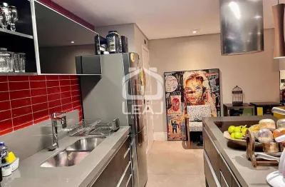 Apartamento super equipado à venda no morumbi, 76m², 2 dormitórios, 2 vagas garagem - r$ 800.000,00