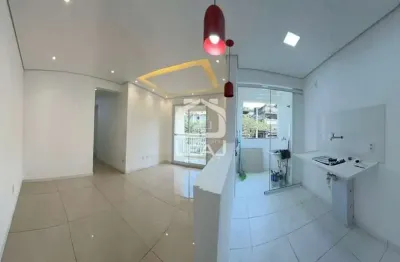 Apartamento à venda no campo limpo, 49m², 2 dormitórios, 1 vaga garagem - r$ 300.000,00 jardim ana