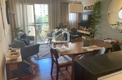 Apartamento à venda morumbi, 68 m², 2 dormitórios (1 suíte), sala ampliada, 2 vagas e depósito por