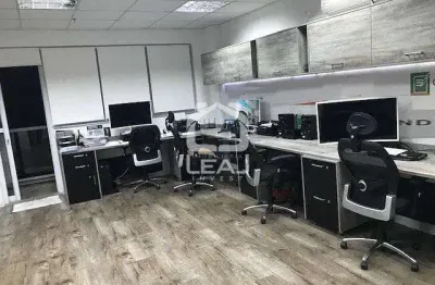 Conjunto comercial mobiliado à venda, vila andrade, 42m², 3 vagas de garagem, r$ 350.000,00, são pa