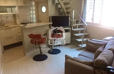 Apartamento mobiliado à venda possui 45m2 com 1 dormitório no valor de r$ 795.000,00 - vila nova co