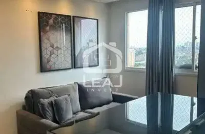 Apartamento semi mobiliado à venda, 40m², jardim germânia, 2 dormitórios, 1 vaga - r$ 371.000,00 -