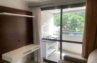 Apartamento para locação com 55m² em indianópolis com 2 quartos e 2 vagas