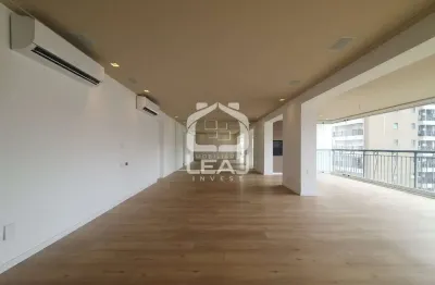 Apartamento com terraço para locação de 226m² na vila nova conceição com 4 quartos e 4 vagas de gar