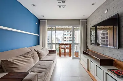 Apartamento mobiliado à venda de 100m² no Jardim das Acácias com 3 quartos e 2 vagas de garagem