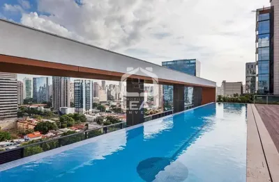 Apartamento  mobiliado para venda com 1 dormitório  e 2 vagas de garagem  , 62 m2 - vila olímpia -